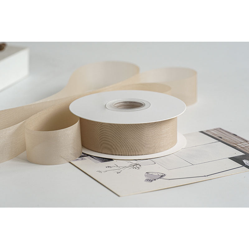Glossy Organza Ribbon, 2.5 cm × 39 Yards