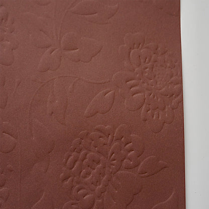 Embossed Flower Wrapping Paper, 15 × 20.8 Inch, 10 Sheets