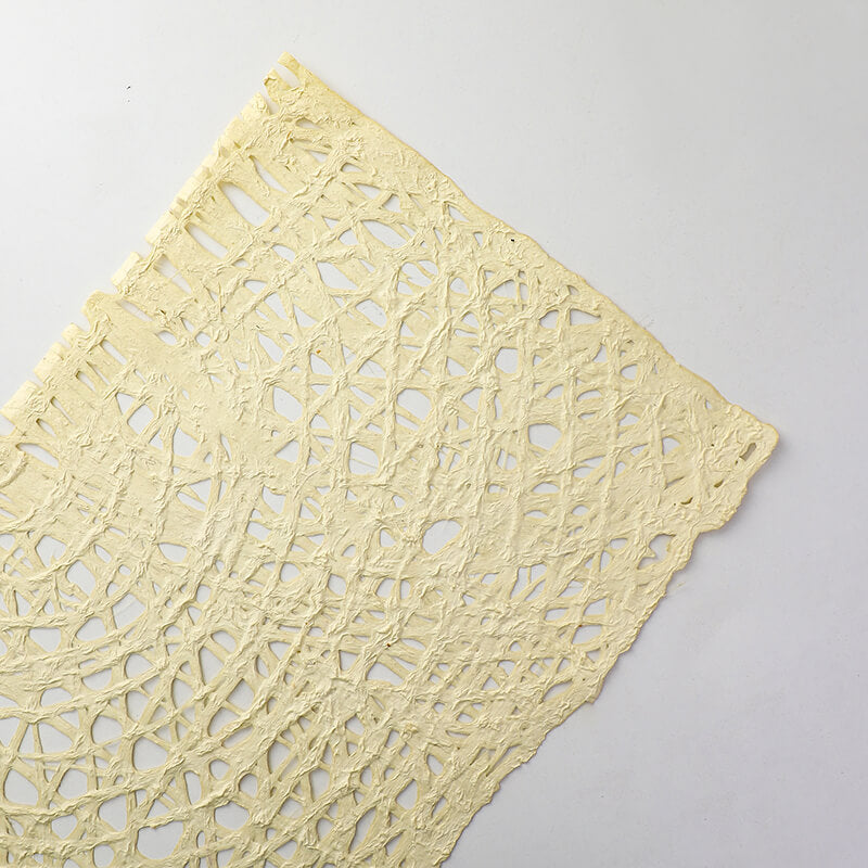 Handmade Perforated Flower Wrapping Paper