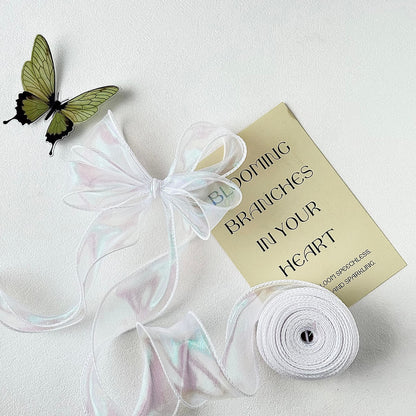 Fishtail Gift Ribbon, 4.0cm × 10 Yards