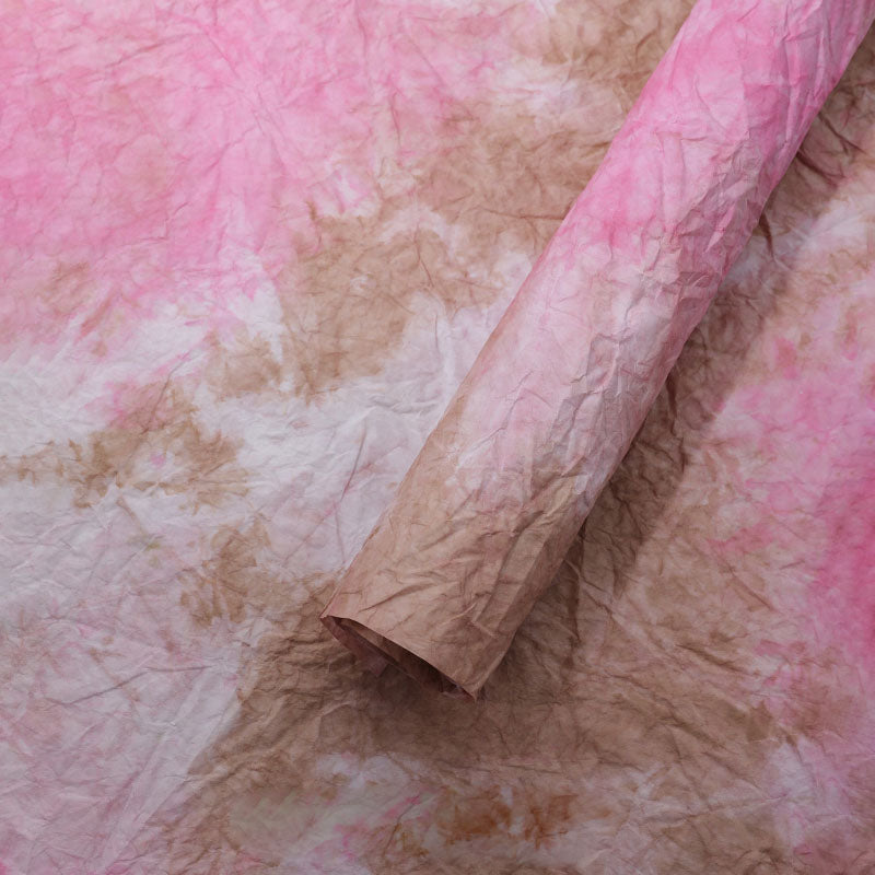 Artistic flower wrapping paper