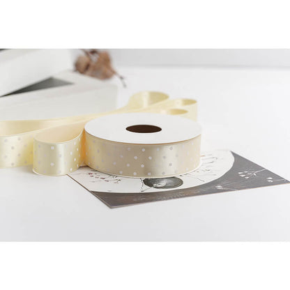 Polka Dot Packaging Ribbon, 2.5 cm × 9 Yards