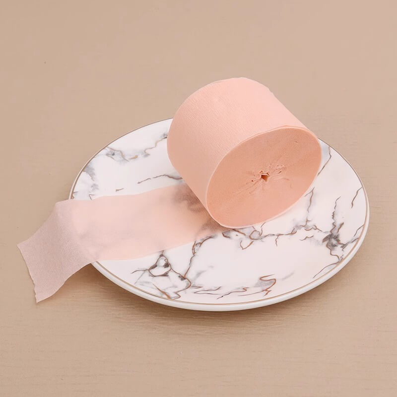 Colored Crepe Paper Roll，3.2 ft Long x 1.8 Inch Wide