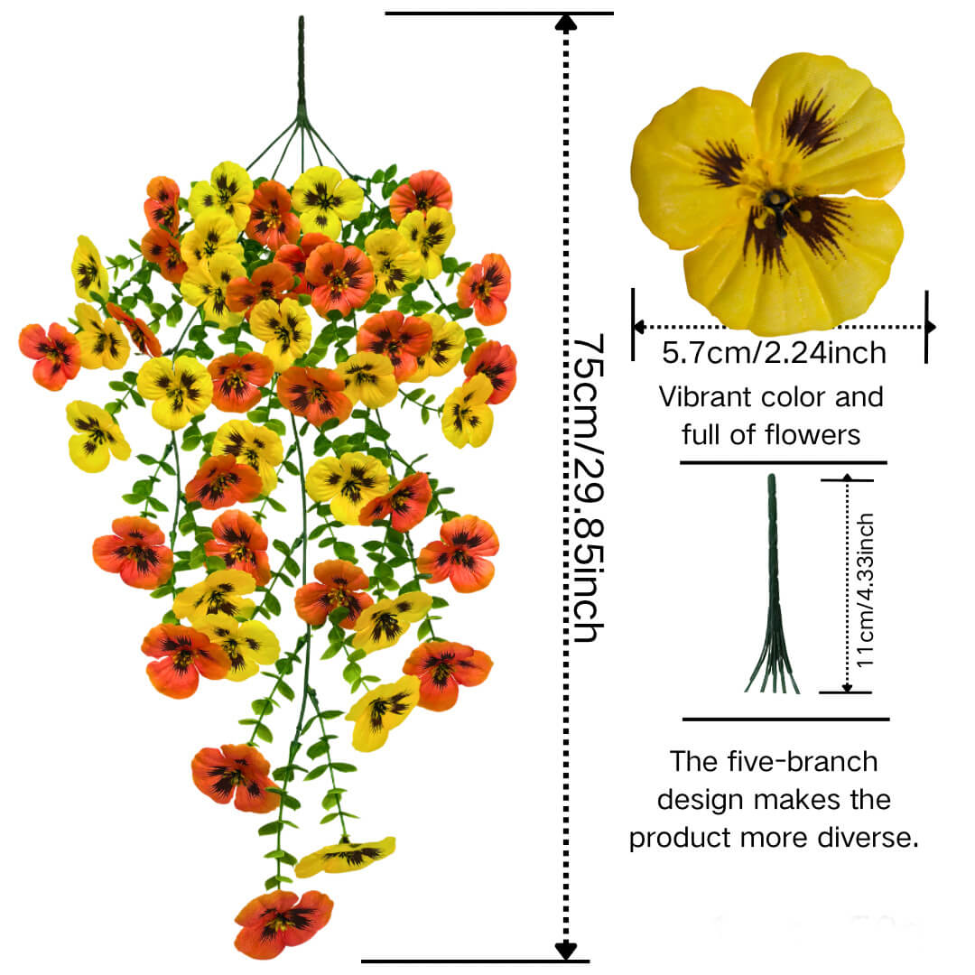 Artificial Hanging Daisy Flowers