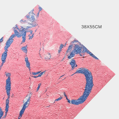 Caja de flores redonda de terciopelo 