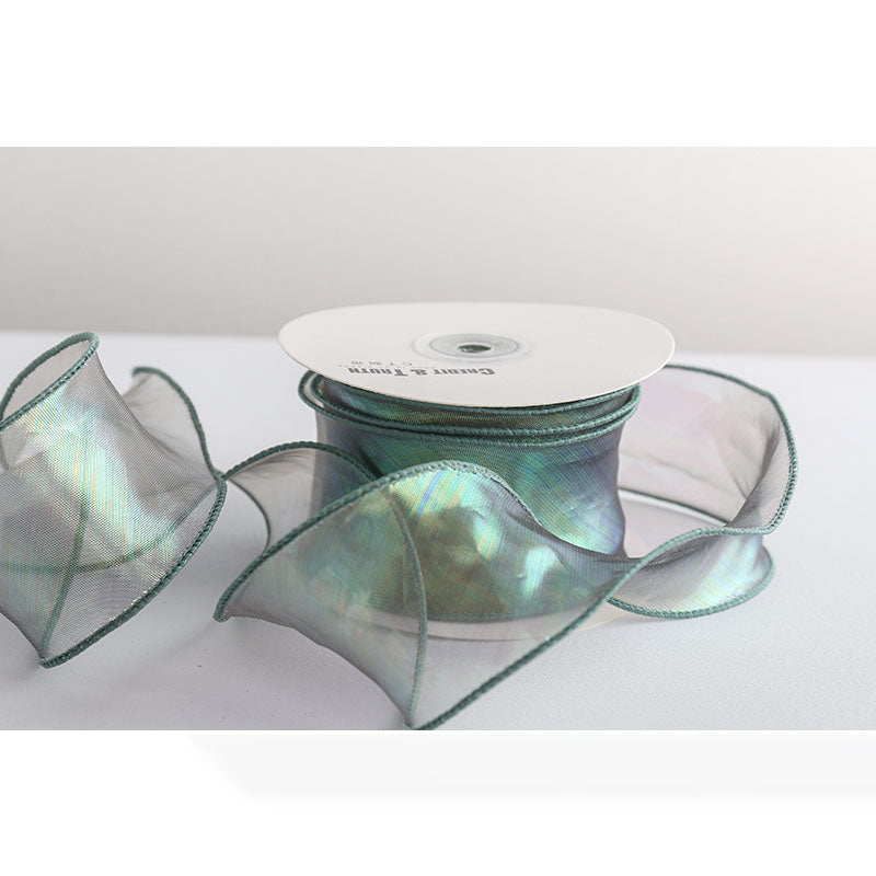 Colorful Yarn Tail Ribbon, 6 cm × 10 Yards