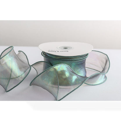 Ruban de flocon de neige transparent de Noël