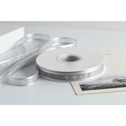 Transparent Polyester Ribbon, 1 cm × 22 Yards