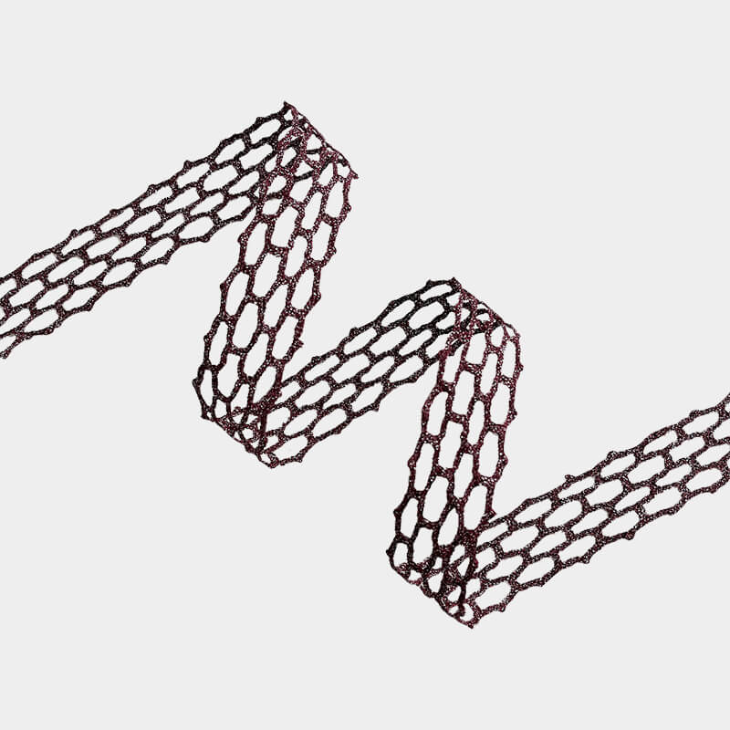 Ruban de flocon de neige transparent de Noël