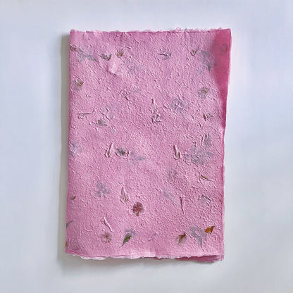 Floral Texture Wrapping Paper, 15.7 × 20.8 Inch, 5 Sheets