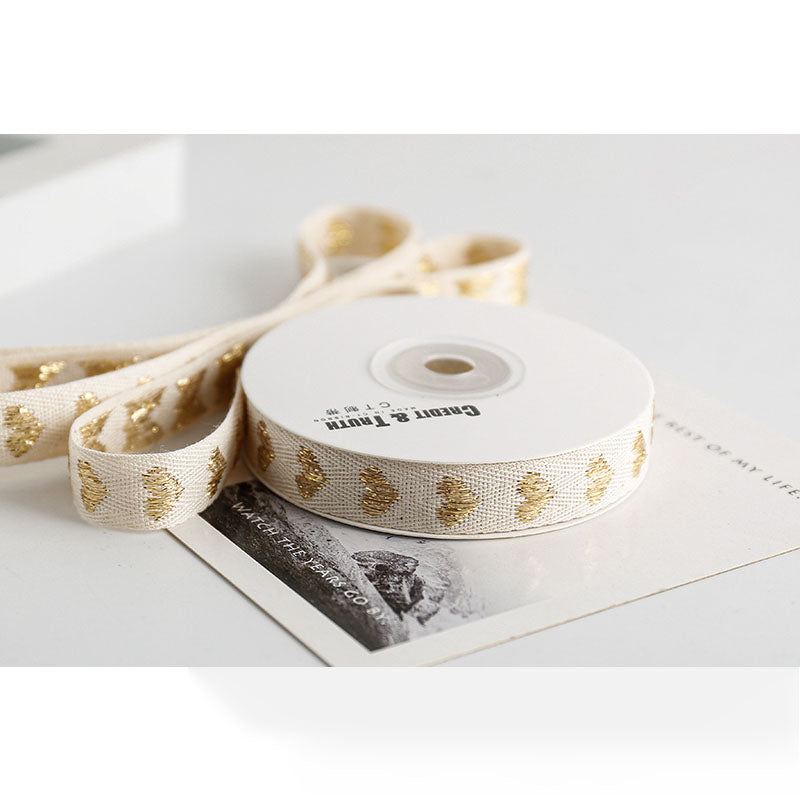 Heart Decorative Ribbon, 1.6 cm × 11 Yards