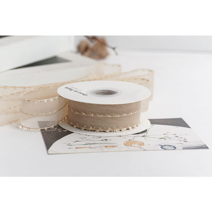 Double Yarn Ribbon, 2.5 cm × 9 Yards