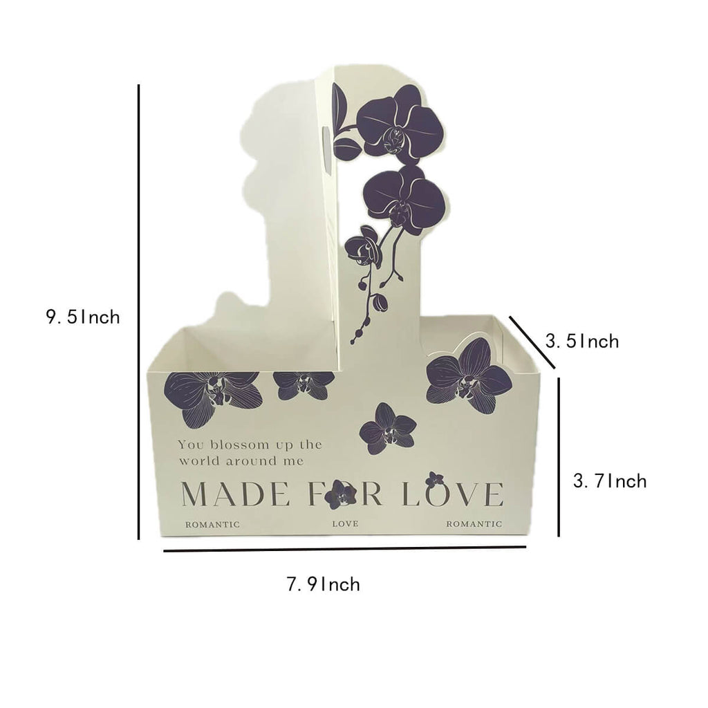 Paper Flower Gift Box, 10 Pcs