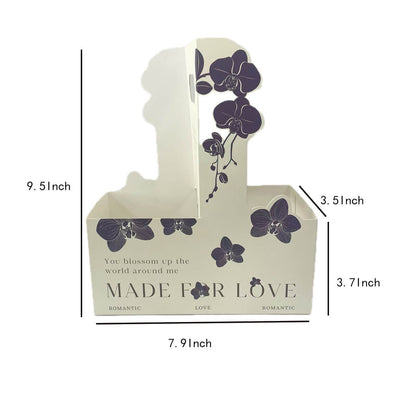 Paper Flower Gift Box, 10 Pcs