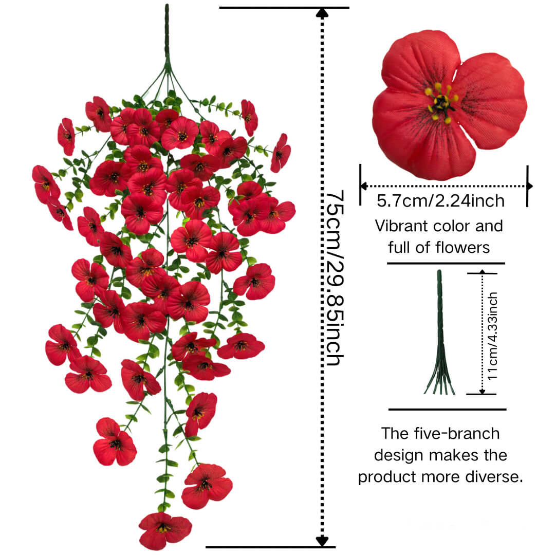 Artificial Hanging Daisy Flowers