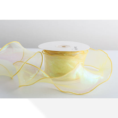 Ruban de flocon de neige transparent de Noël