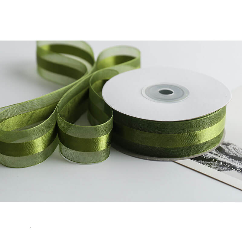 Snow Yarn Ribbon, 2.5 cm × 24 Yards