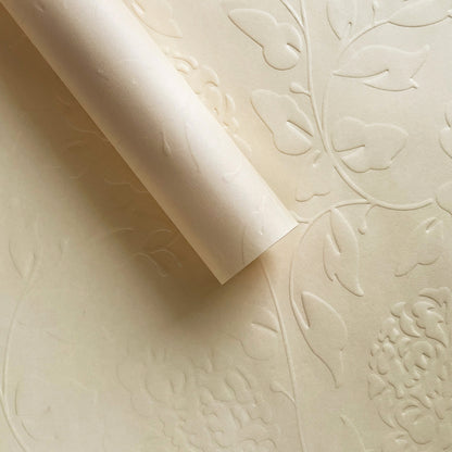 Embossed Art Flower Wrapping Paper