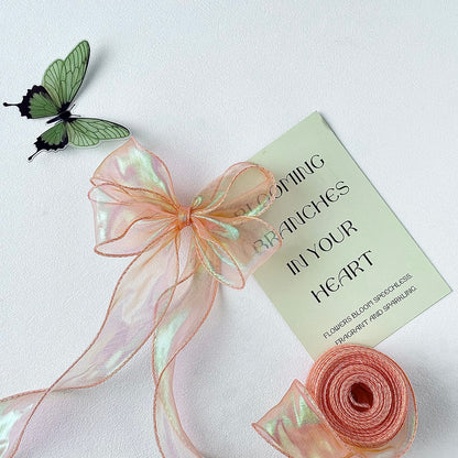 Fishtail Gift Ribbon, 4.0cm × 10 Yards