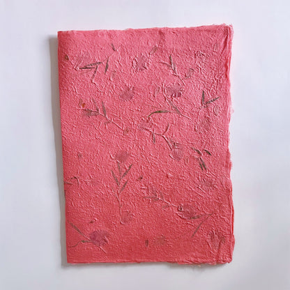 Floral Texture Wrapping Paper, 15.7 × 20.8 Inch, 5 Sheets