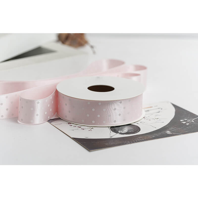 Polka Dot Packaging Ribbon, 2.5 cm × 9 Yards