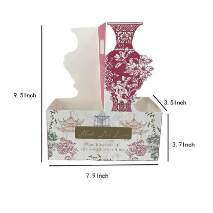 Paper Flower Gift Box, 10 Pcs