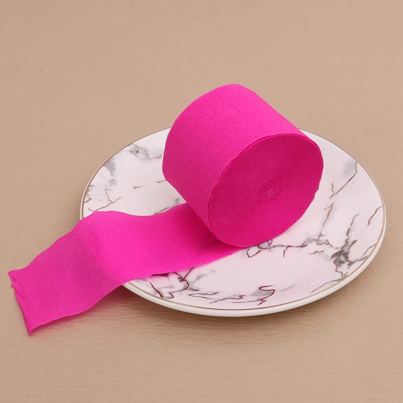 Colored Crepe Paper Roll，3.2 ft Long x 1.8 Inch Wide