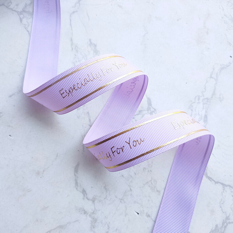 Premium Gold-Stamped Letter Ribbon