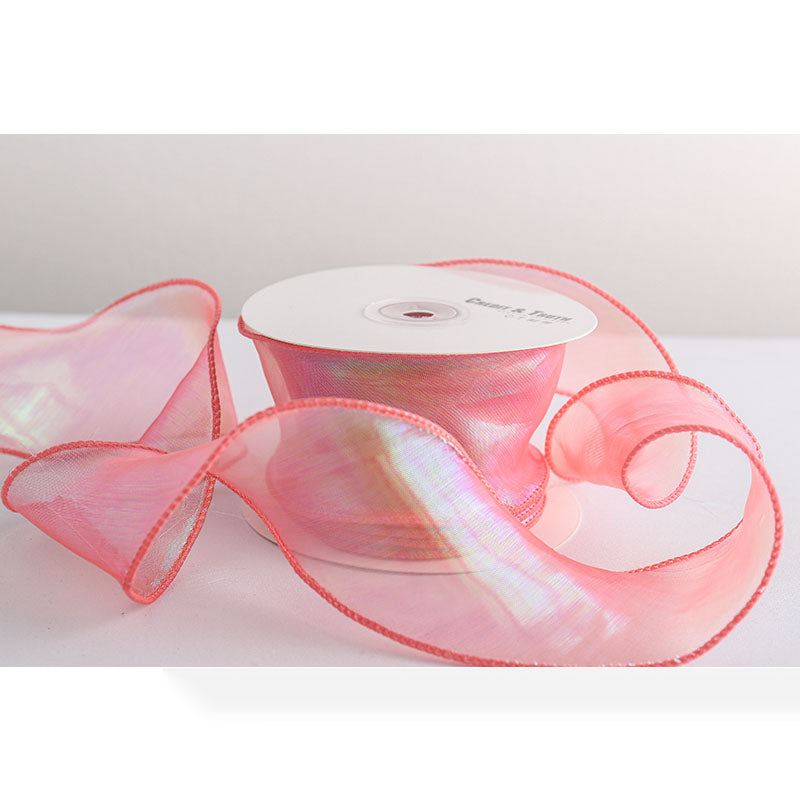 Colorful Yarn Tail Ribbon, 6 cm × 10 Yards