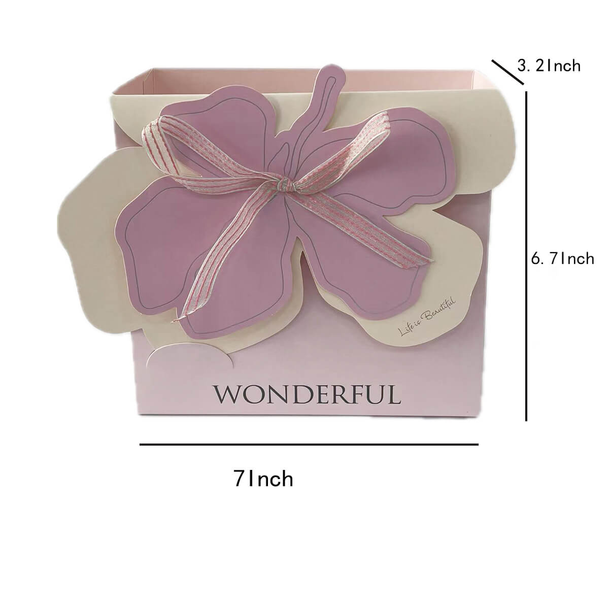 Paper Flower Gift Box, 10 Pcs