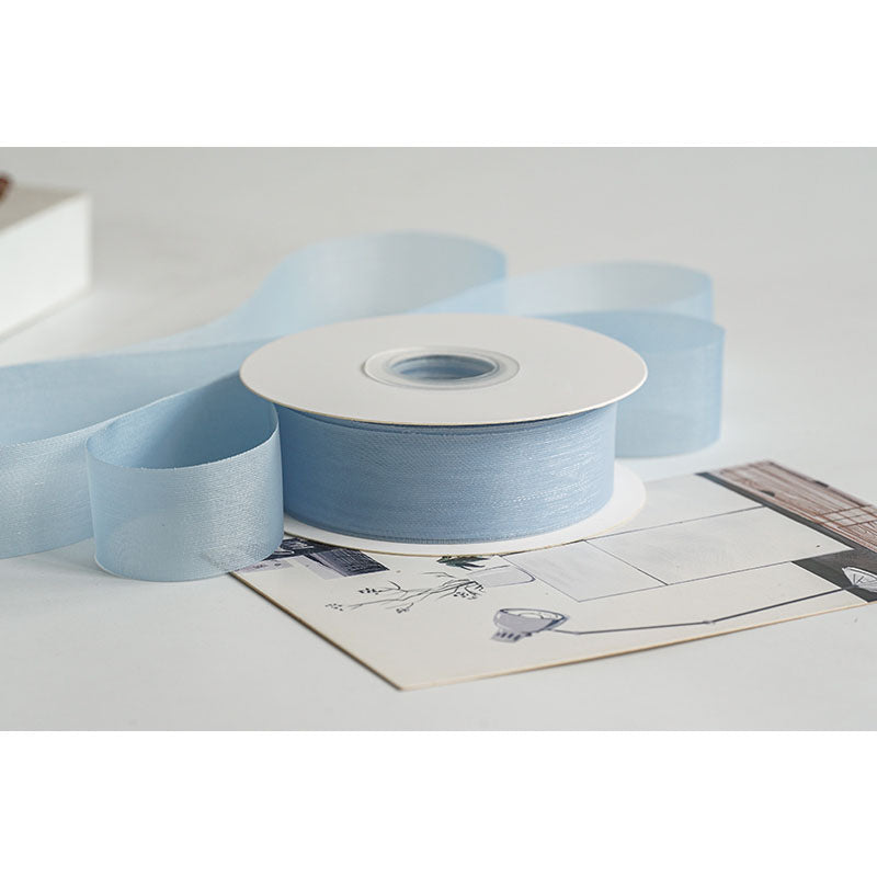 Glossy Organza Ribbon, 2.5 cm × 39 Yards