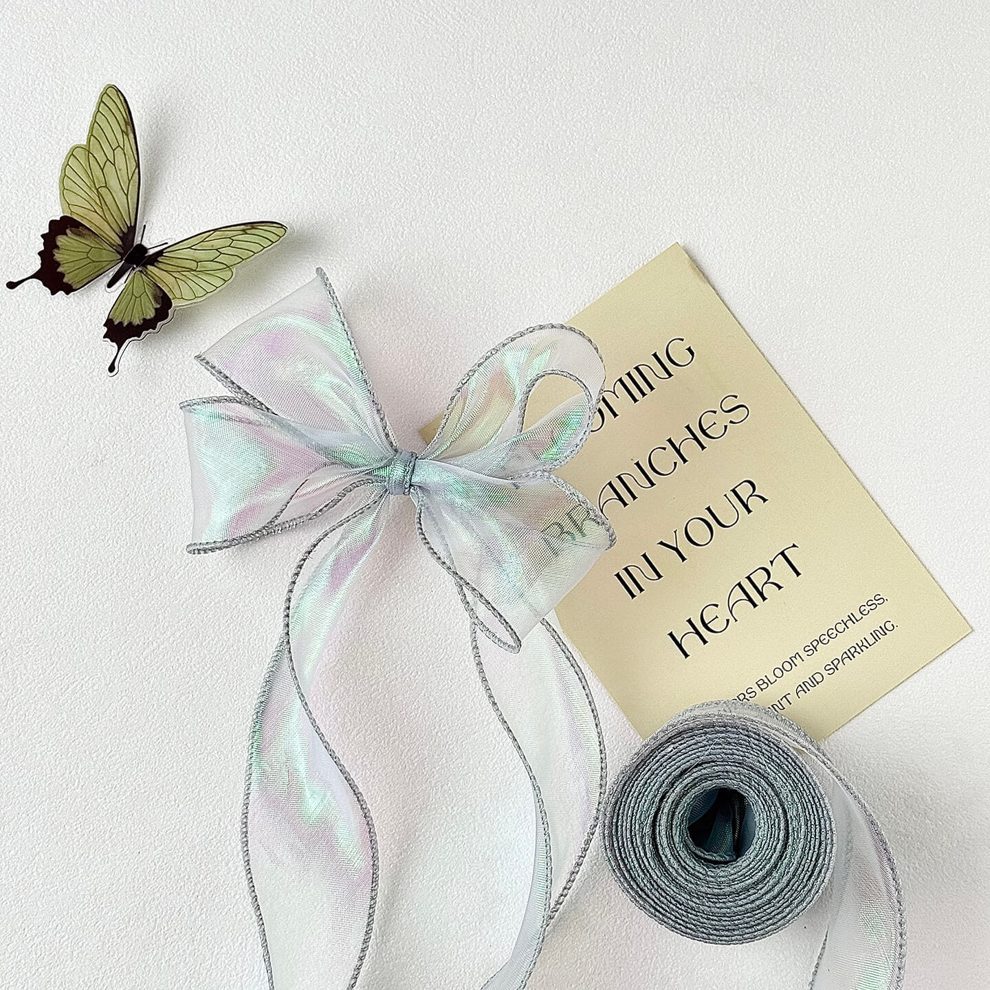 Fishtail Gift Ribbon, 4.0cm × 10 Yards