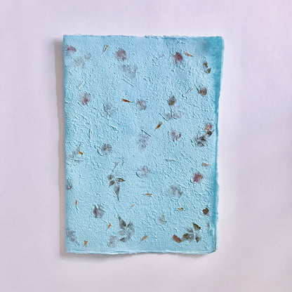 Floral Texture Wrapping Paper, 15.7 × 20.8 Inch, 5 Sheets