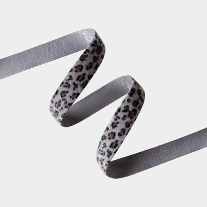 Maillard Leopard Plush Ribbon, 10 Yards