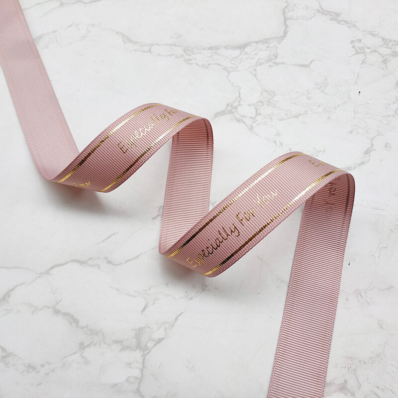 Premium Gold-Stamped Letter Ribbon