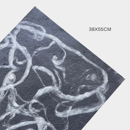 Caja de flores redonda de terciopelo 