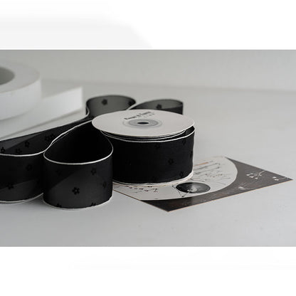 Ruban de flocon de neige transparent de Noël