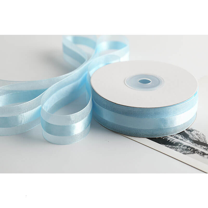 Snow Yarn Ribbon, 2.5 cm × 24 Yards