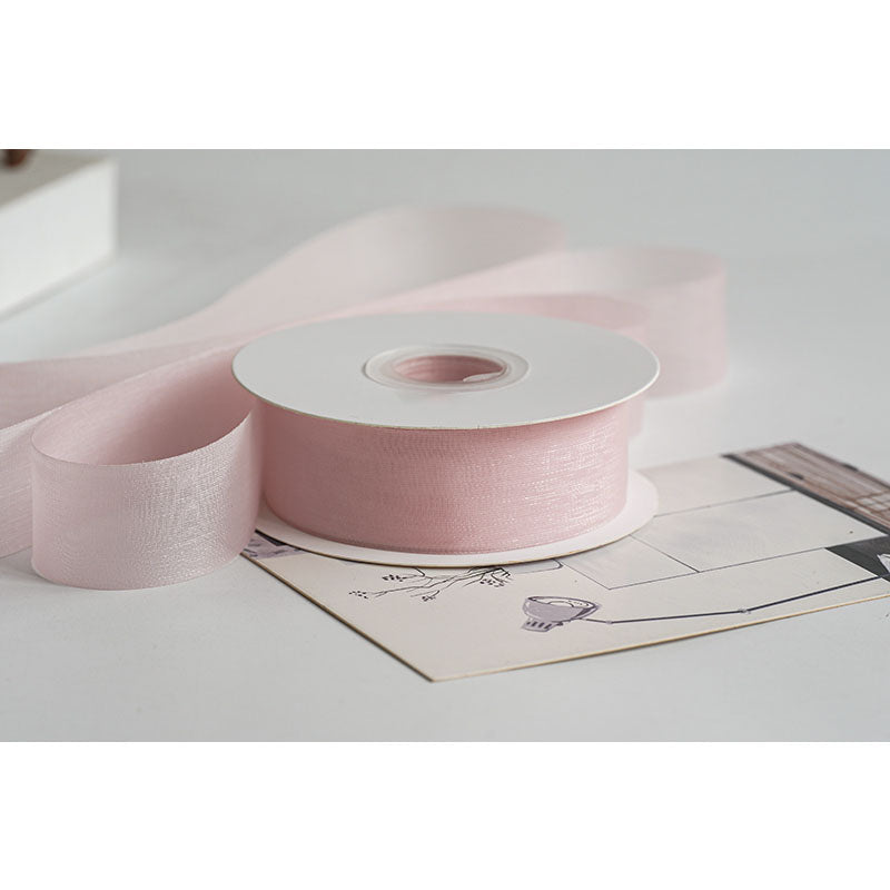 Glossy Organza Ribbon, 2.5 cm × 39 Yards