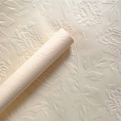 Embossed Flower Wrapping Paper, 15 × 20.8 Inch, 10 Sheets