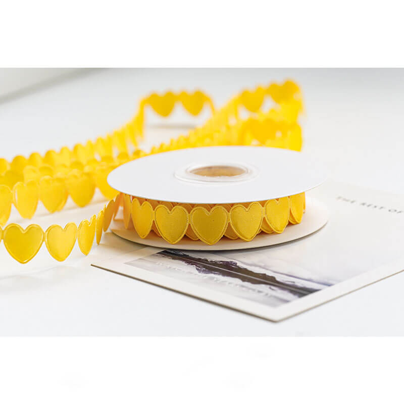 Love Heart Decorative Ribbon, 1.6 cm × 9 Yards