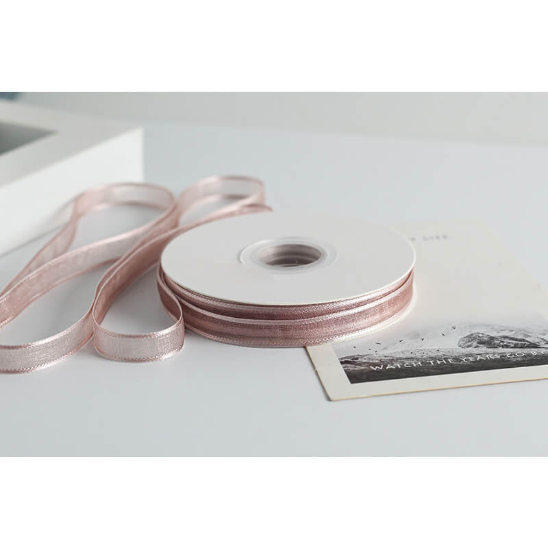 Transparent Polyester Ribbon, 1 cm × 22 Yards