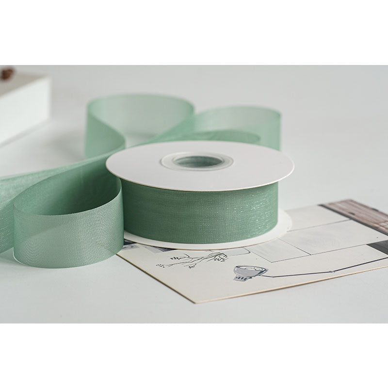 Glossy Organza Ribbon, 2.5 cm × 39 Yards