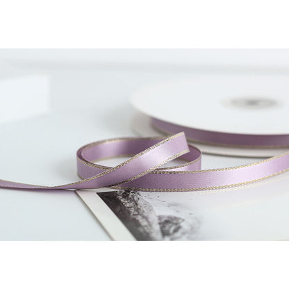 Gold Edge Packaging Ribbon, 1 cm × 45 Yards