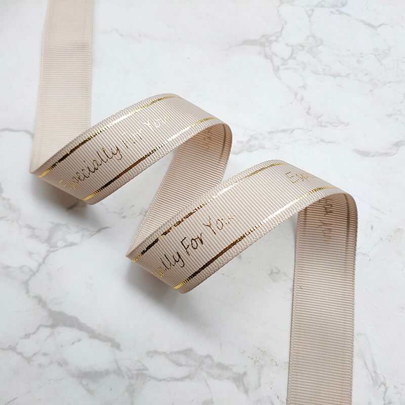 Premium Gold-Stamped Letter Ribbon