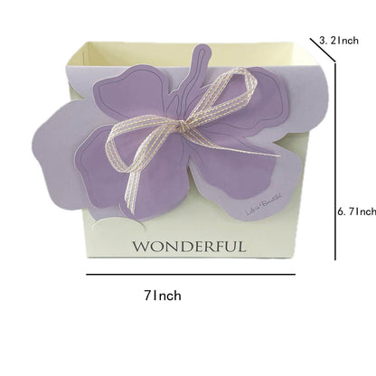 Paper Flower Gift Box, 10 Pcs
