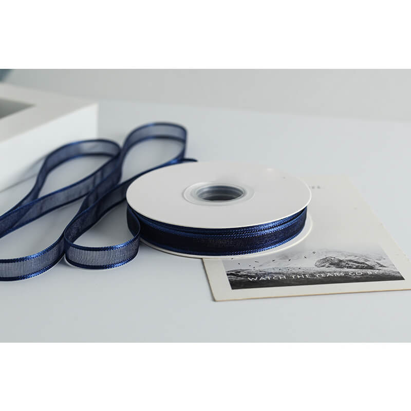 Transparent Polyester Ribbon, 1 cm × 22 Yards