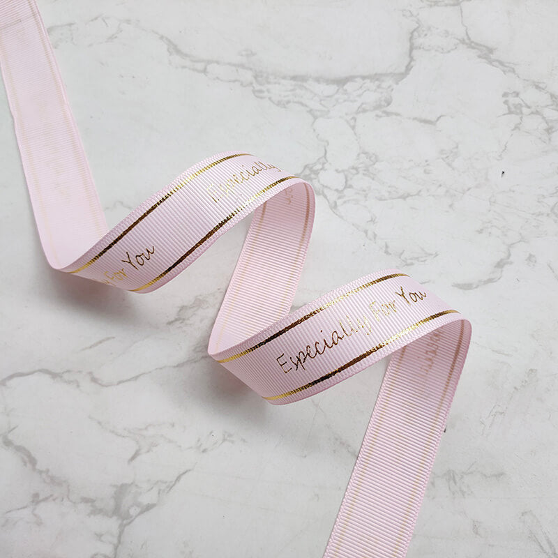 Premium Gold-Stamped Letter Ribbon