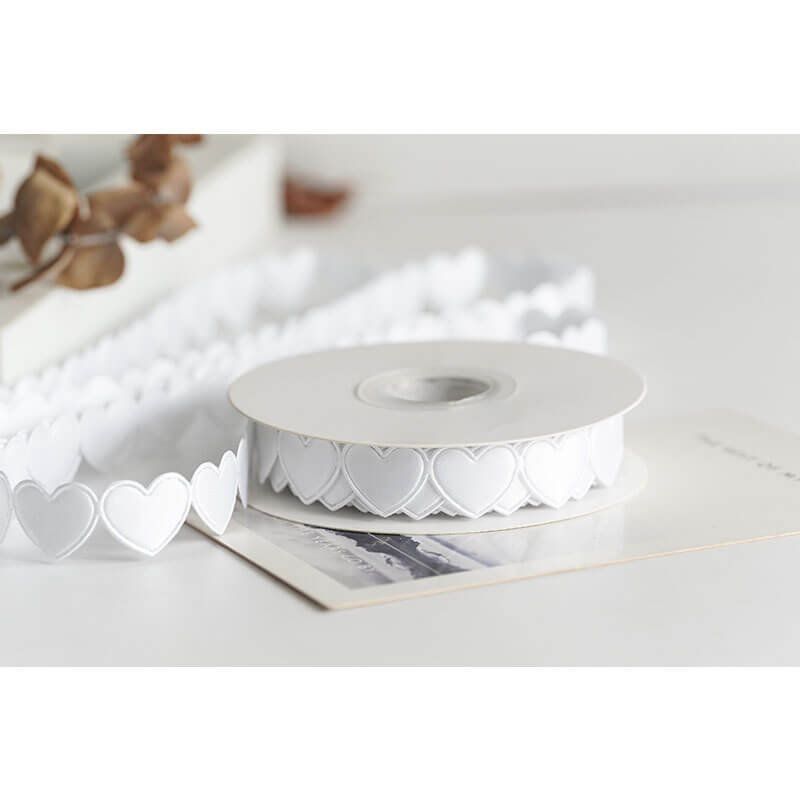 Love Heart Decorative Ribbon, 1.6 cm × 9 Yards