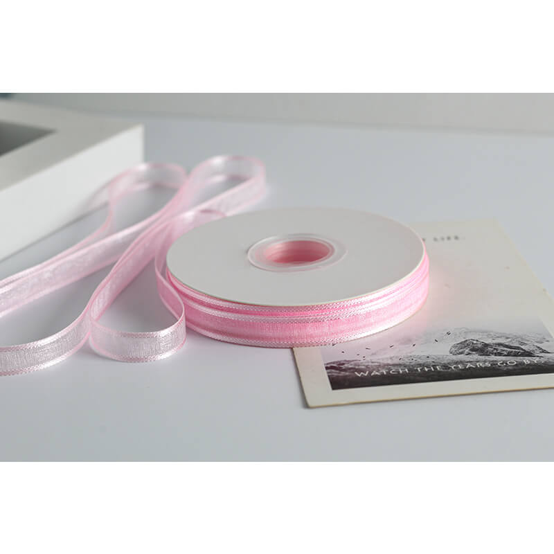 Transparent Polyester Ribbon, 1 cm × 22 Yards